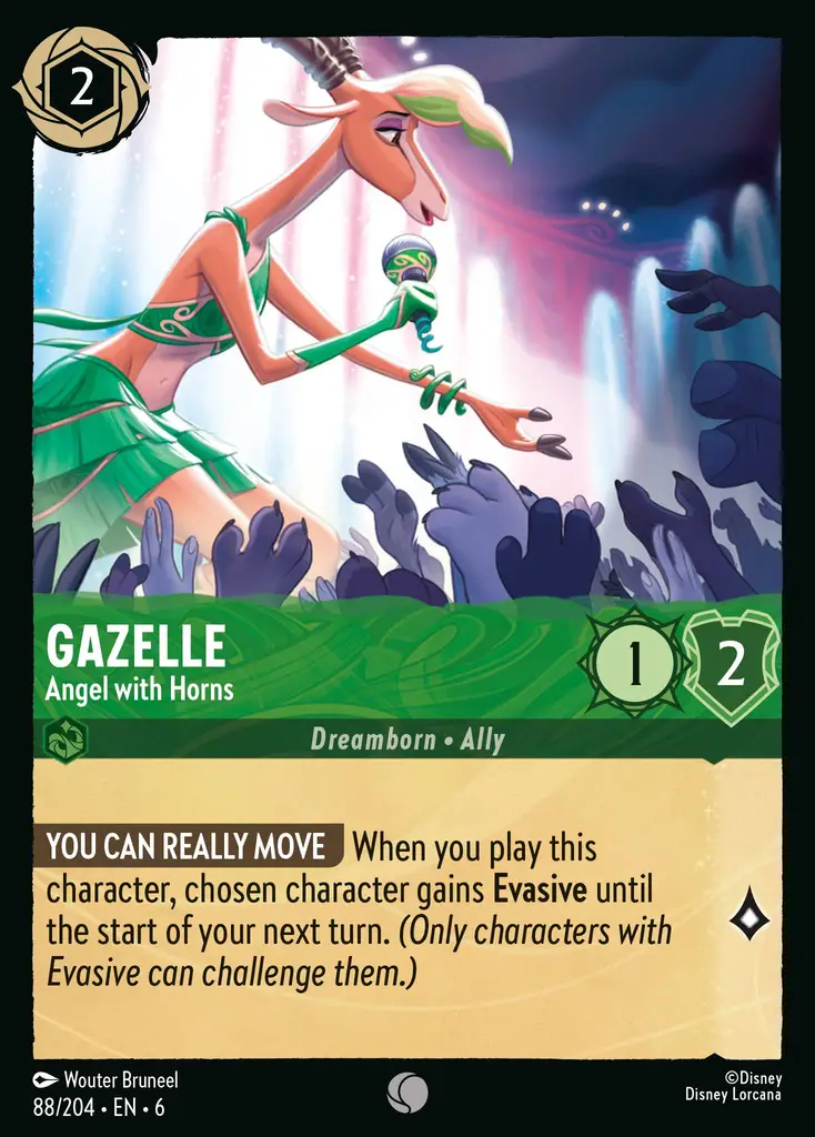 Lorcana - Gazelle - Angel with Horns - Azurite Sea