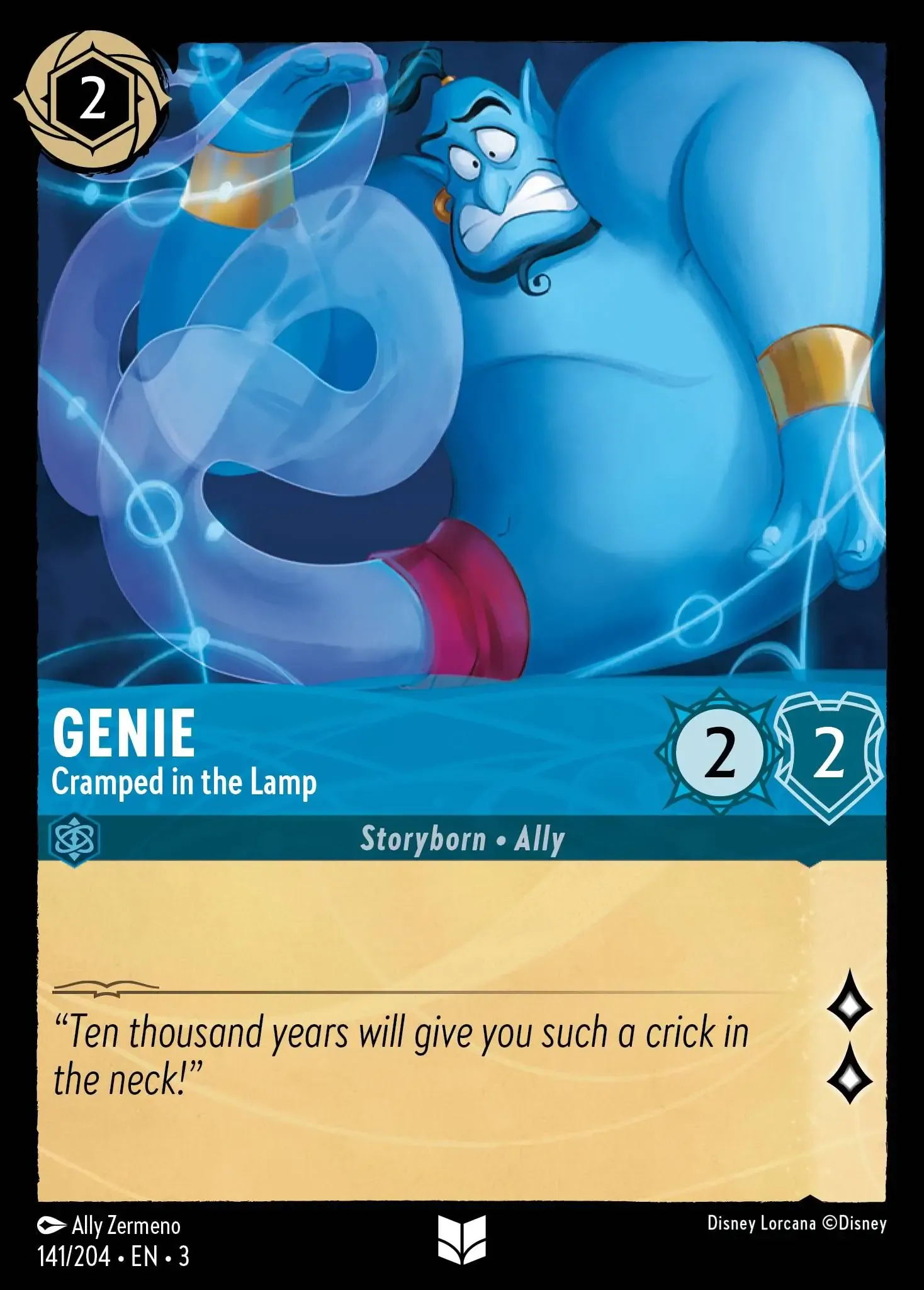 Lorcana - Genie - Cramped in the lamp - Into the Inklands