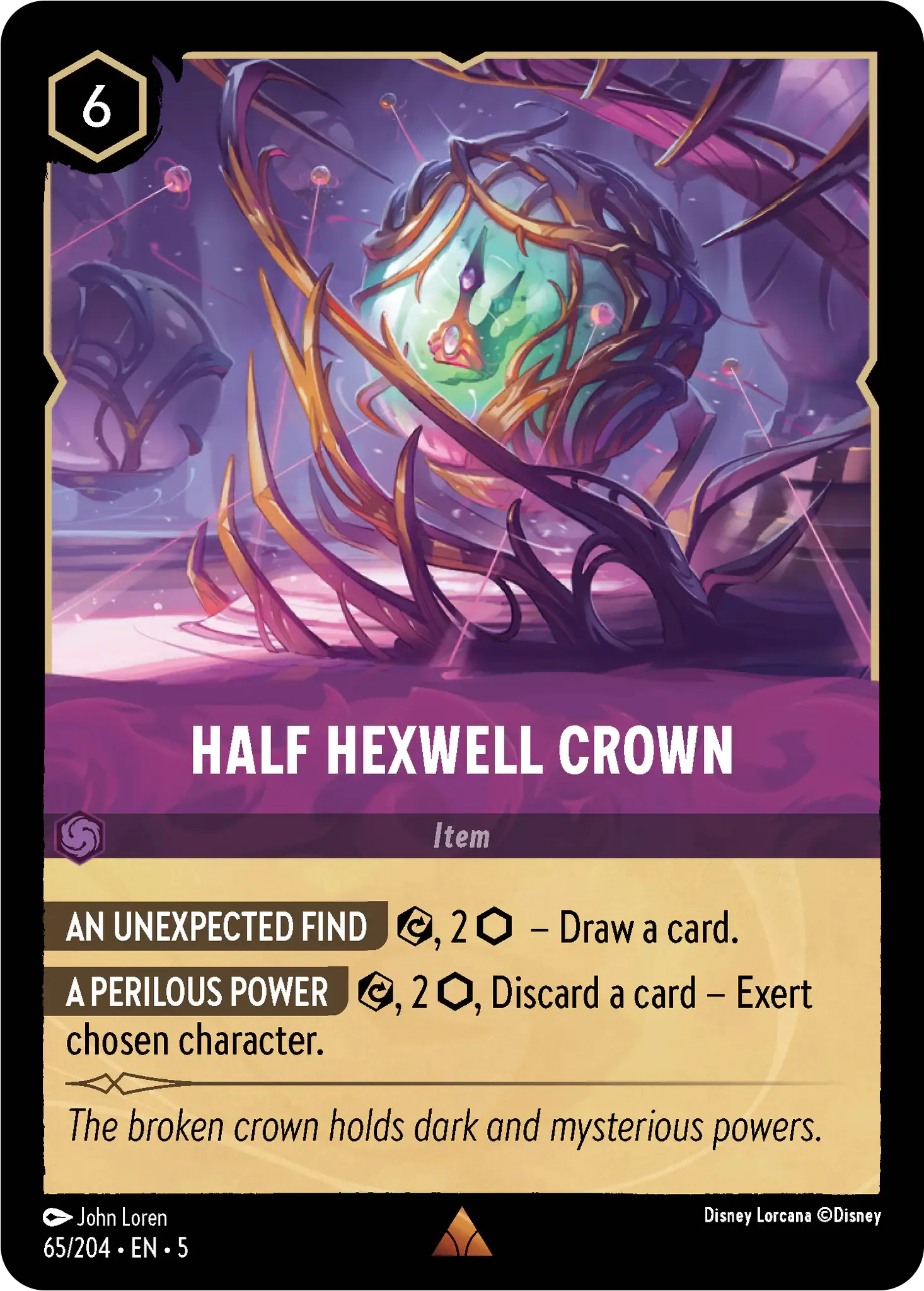 Lorcana - Half Hexwell Crown - Shimmering Skies