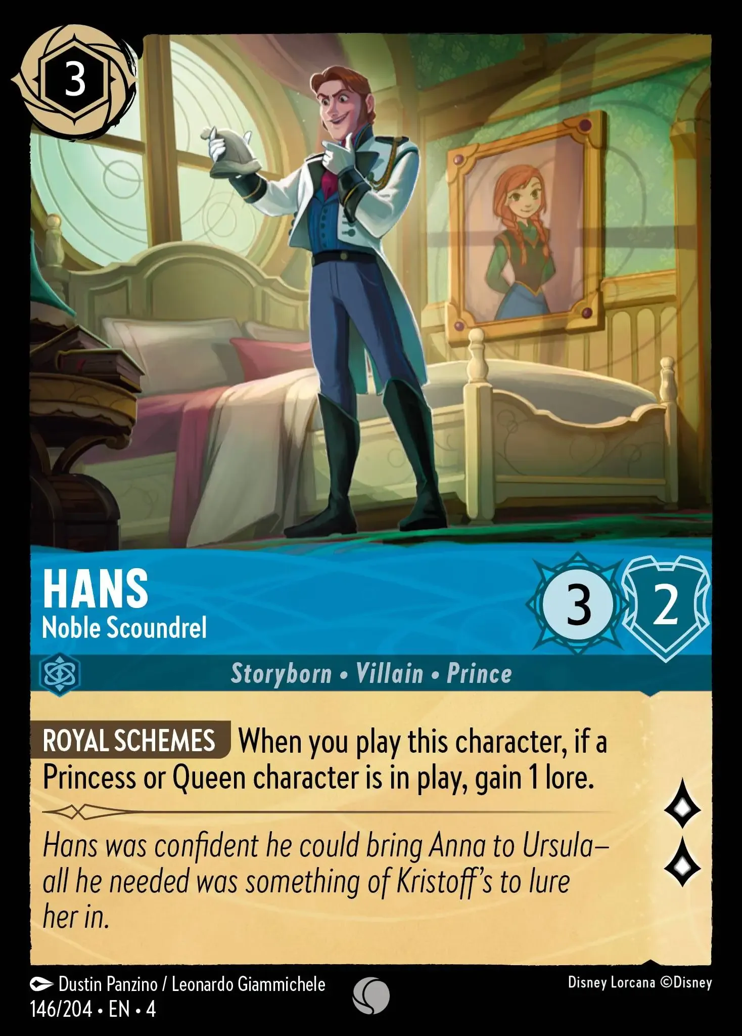 Lorcana - Hans - Noble Scoundrel - Ursula's Return