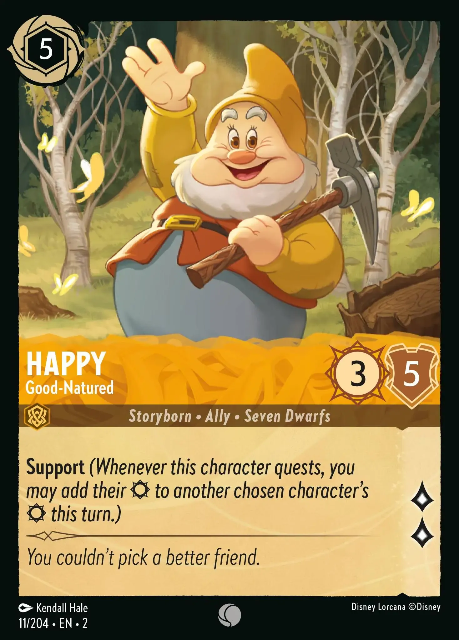 Lorcana - Happy - Good-Natured - Rise of the Floodborn