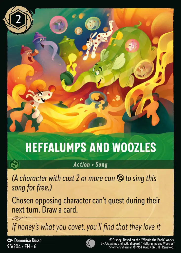 Lorcana - Heffalumps and Woozles - Azurite Sea