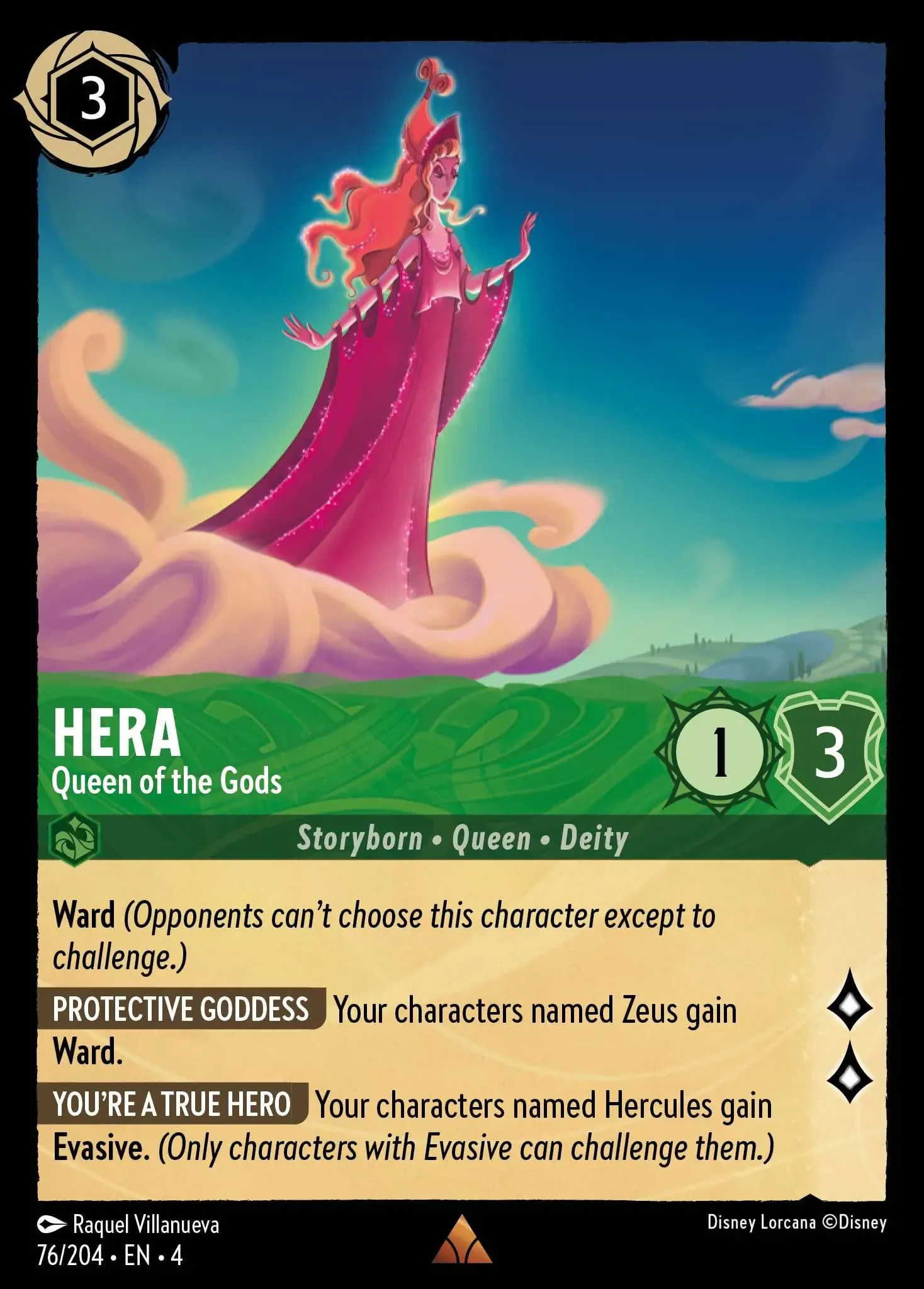 Lorcana - Hera - Queen of the Gods - Ursula's Return