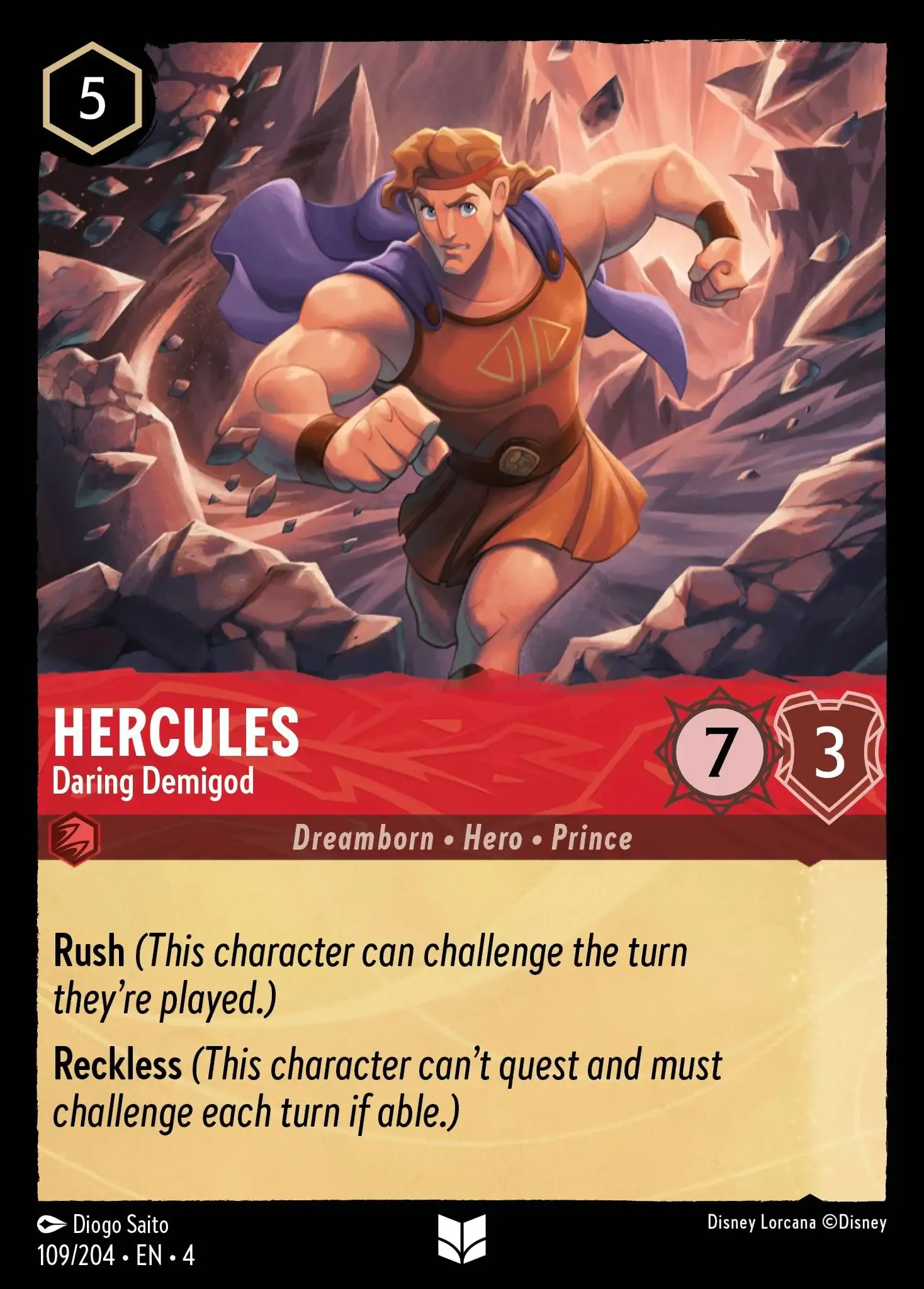 Lorcana - Hercules - Daring Demigod - Ursula's Return