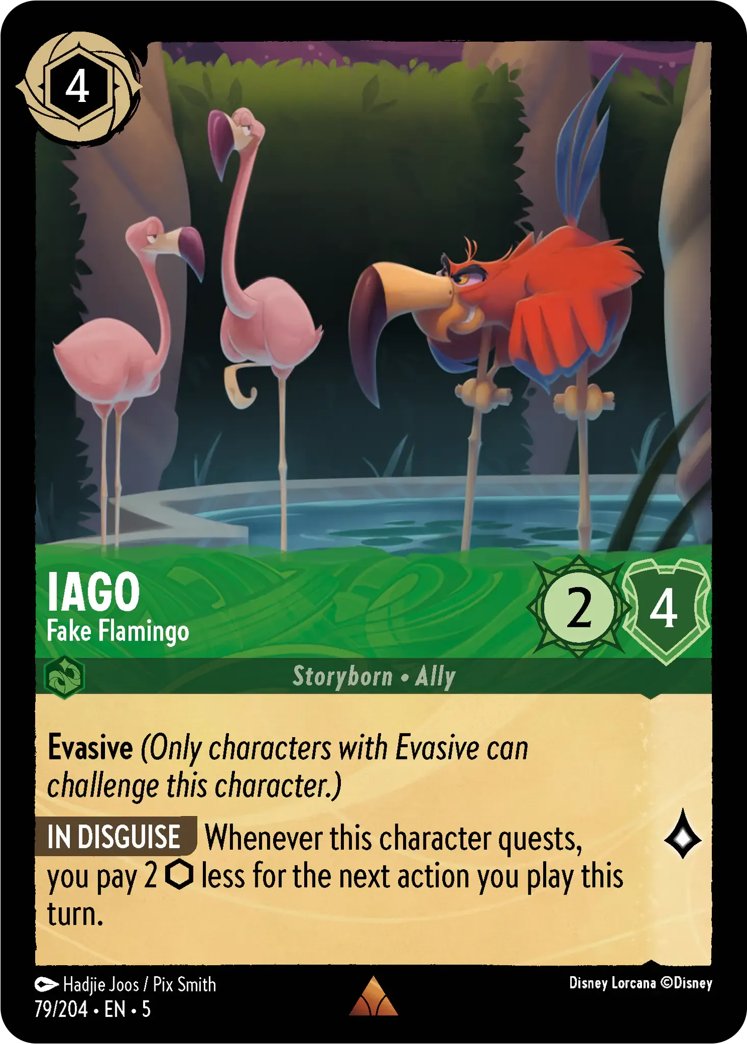 Lorcana - Iago - Fake Flamingo - Shimmering Skies