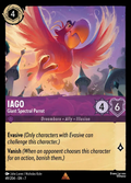 Lorcana - Iago - Giant Spectral Parrot - Archazia's Island