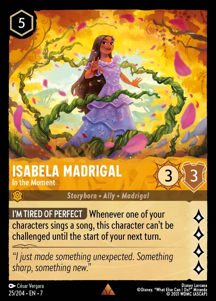 Lorcana - Isabela Madrigal - In the Moment - Archazia's Island