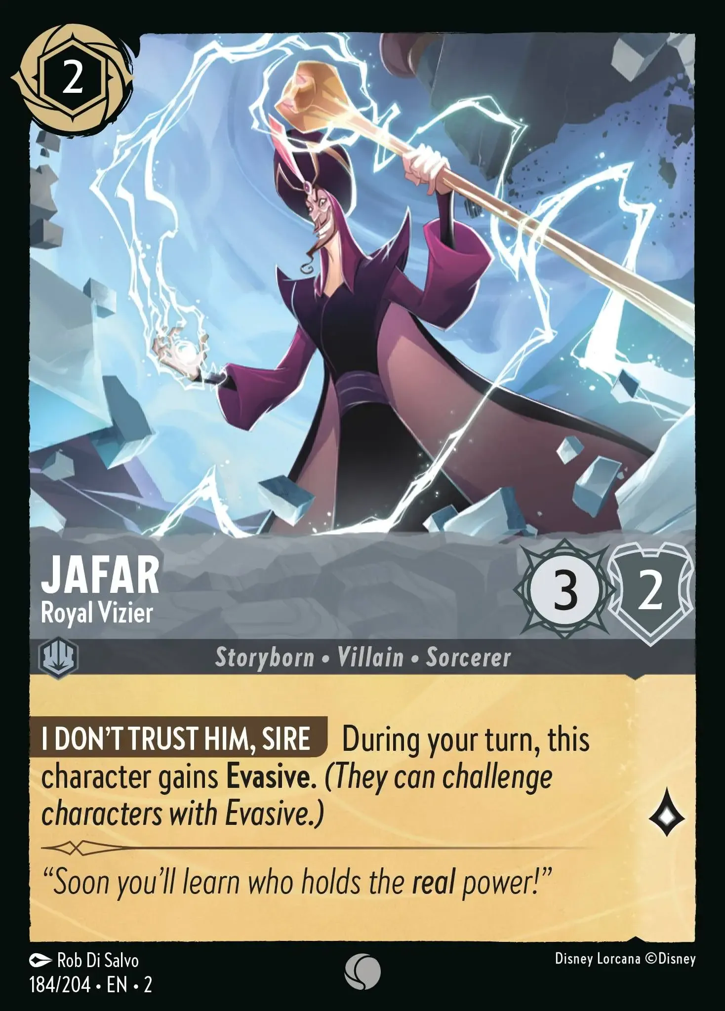 Lorcana - Jafar - Royal Vizier - Rise of the Floodborn