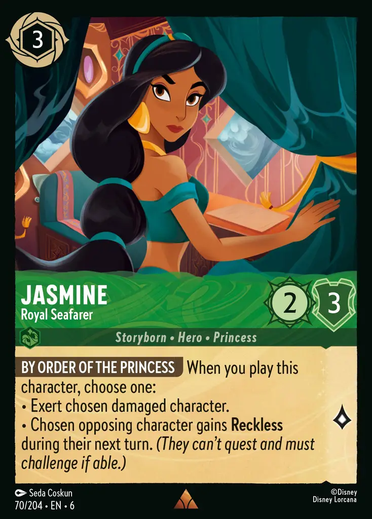 Lorcana - Jasmine - Royal Seafarer - Azurite Sea