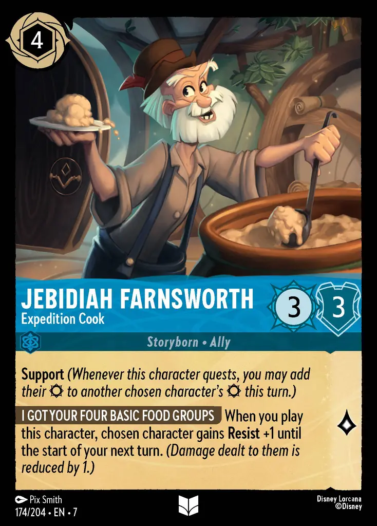 Lorcana - Jebidiah Farnsworth - Expedition Cook - Archazia's Island