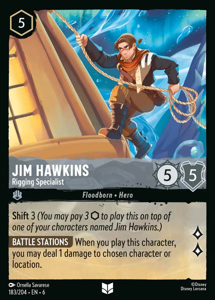 Lorcana - Jim Hawkins - Rigging Specialist - Azurite Sea