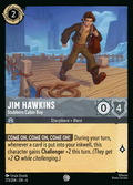 Lorcana - Jim Hawkins - Stubborn Cabin Boy - Azurite Sea