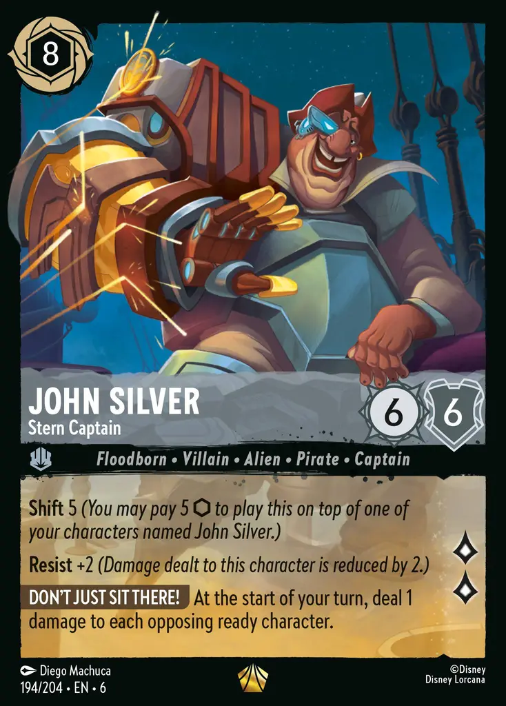 Lorcana - John Silver - Stern Captain - Azurite Sea