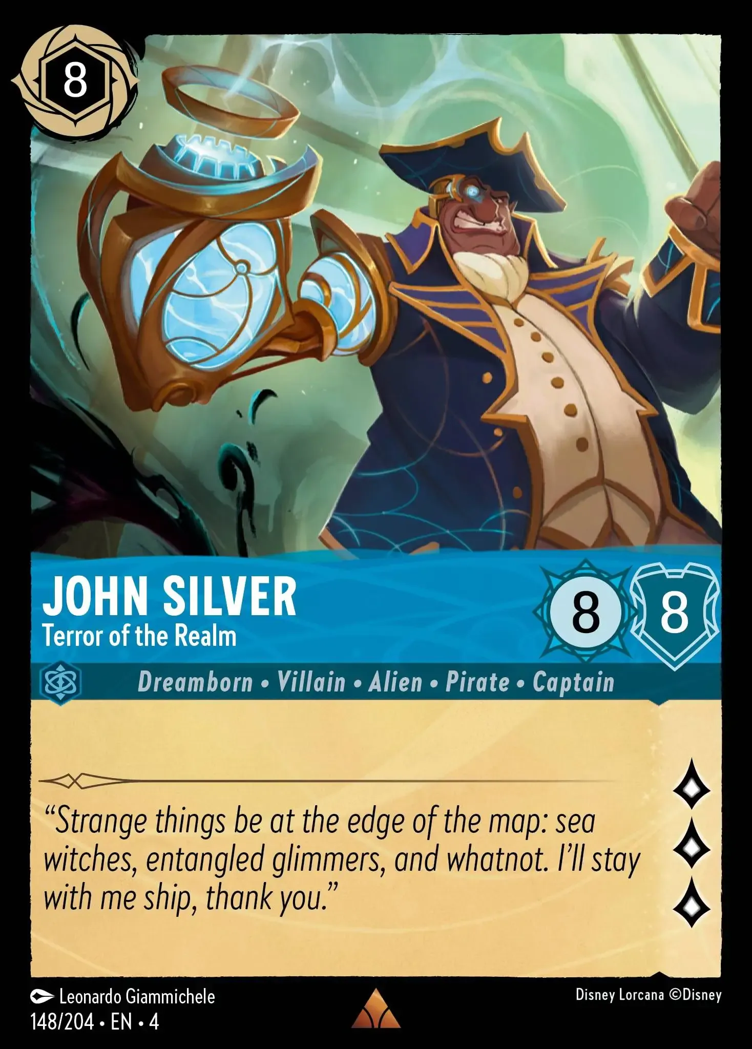 Lorcana - John Silver - Terror of the Realm - Ursula's Return