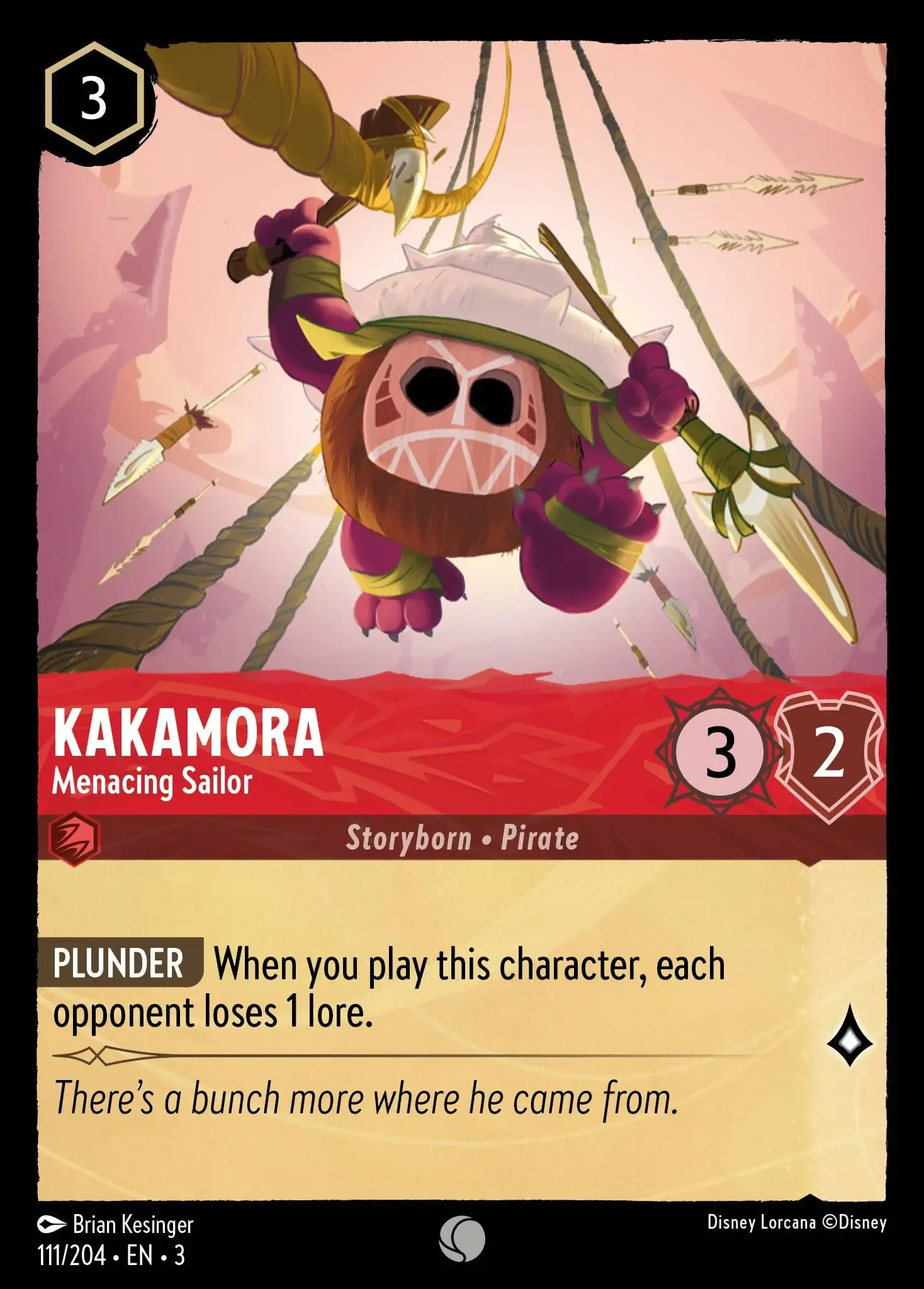 Lorcana - Kakamora - Menacing Sailor - Into the Inklands