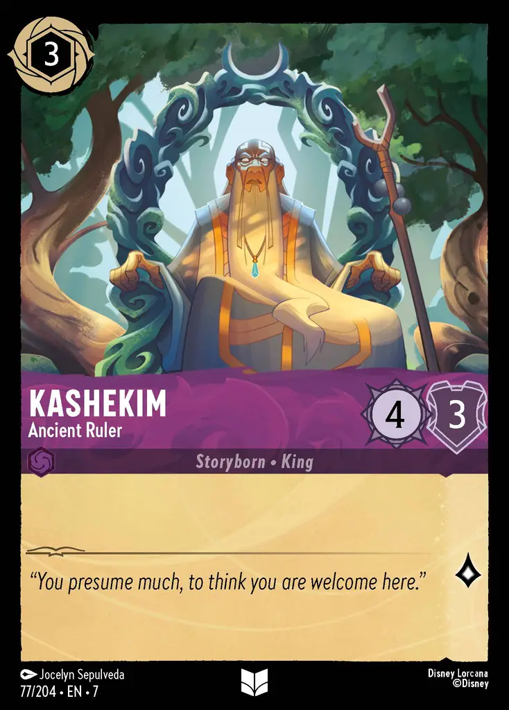 Lorcana - Kashekim - Ancient Ruler - Archazia's Island