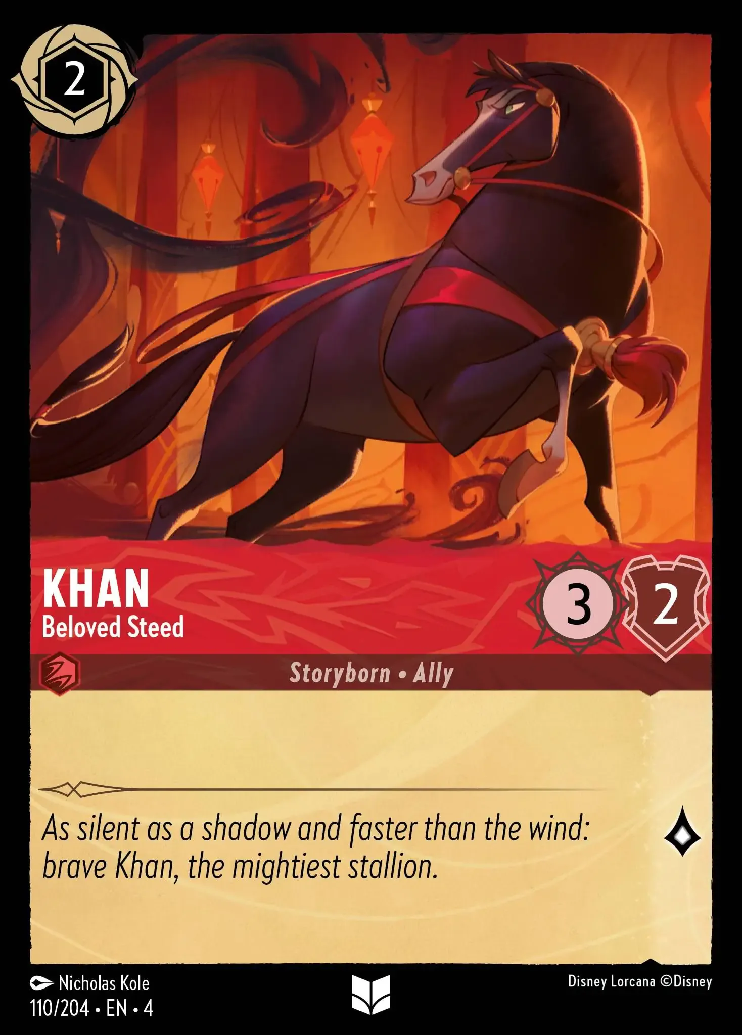 Lorcana - Khan - Beloved Steed - Ursula's Return
