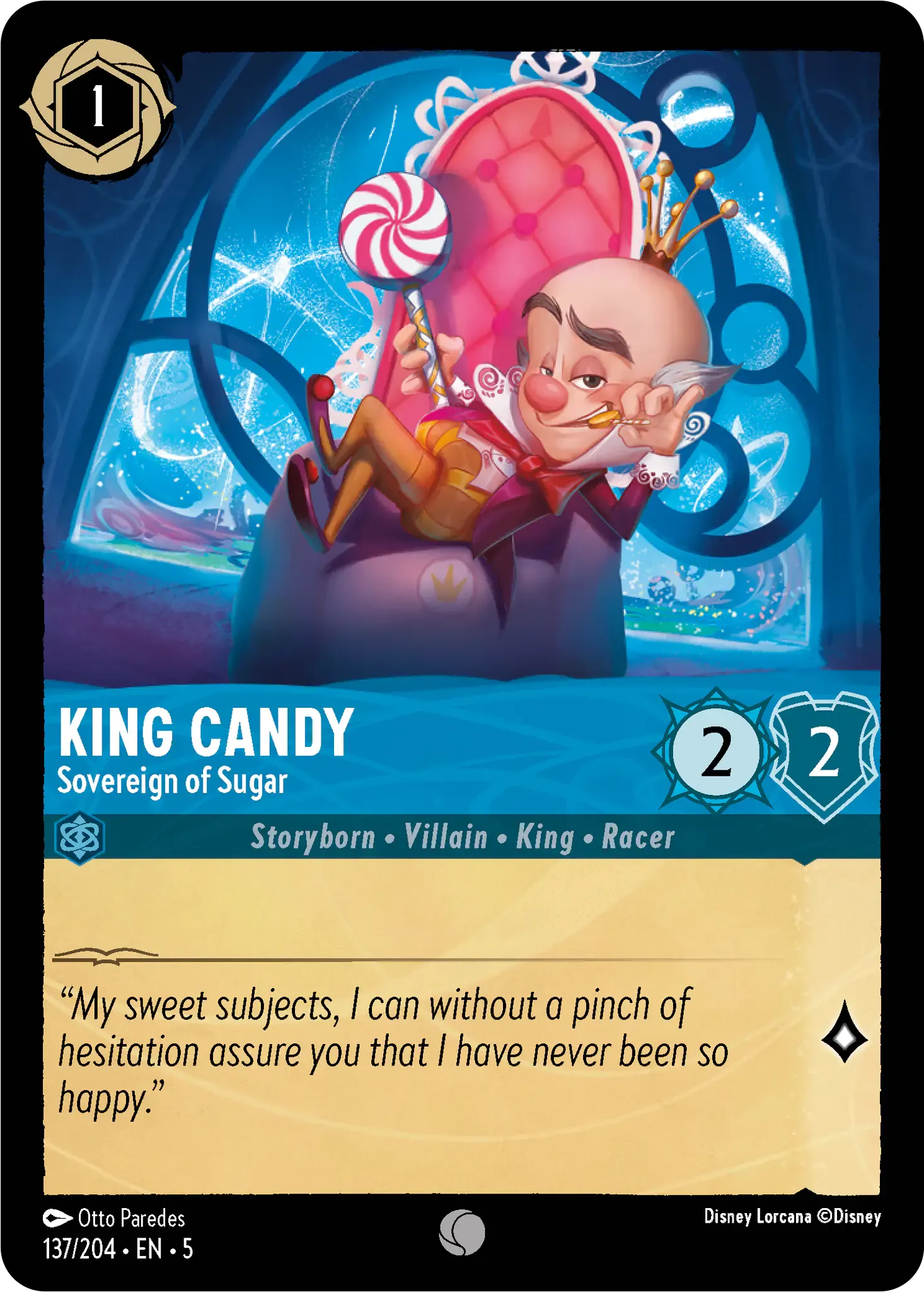 Lorcana - King Candy - Sovereign of Sugar - Shimmering Skies