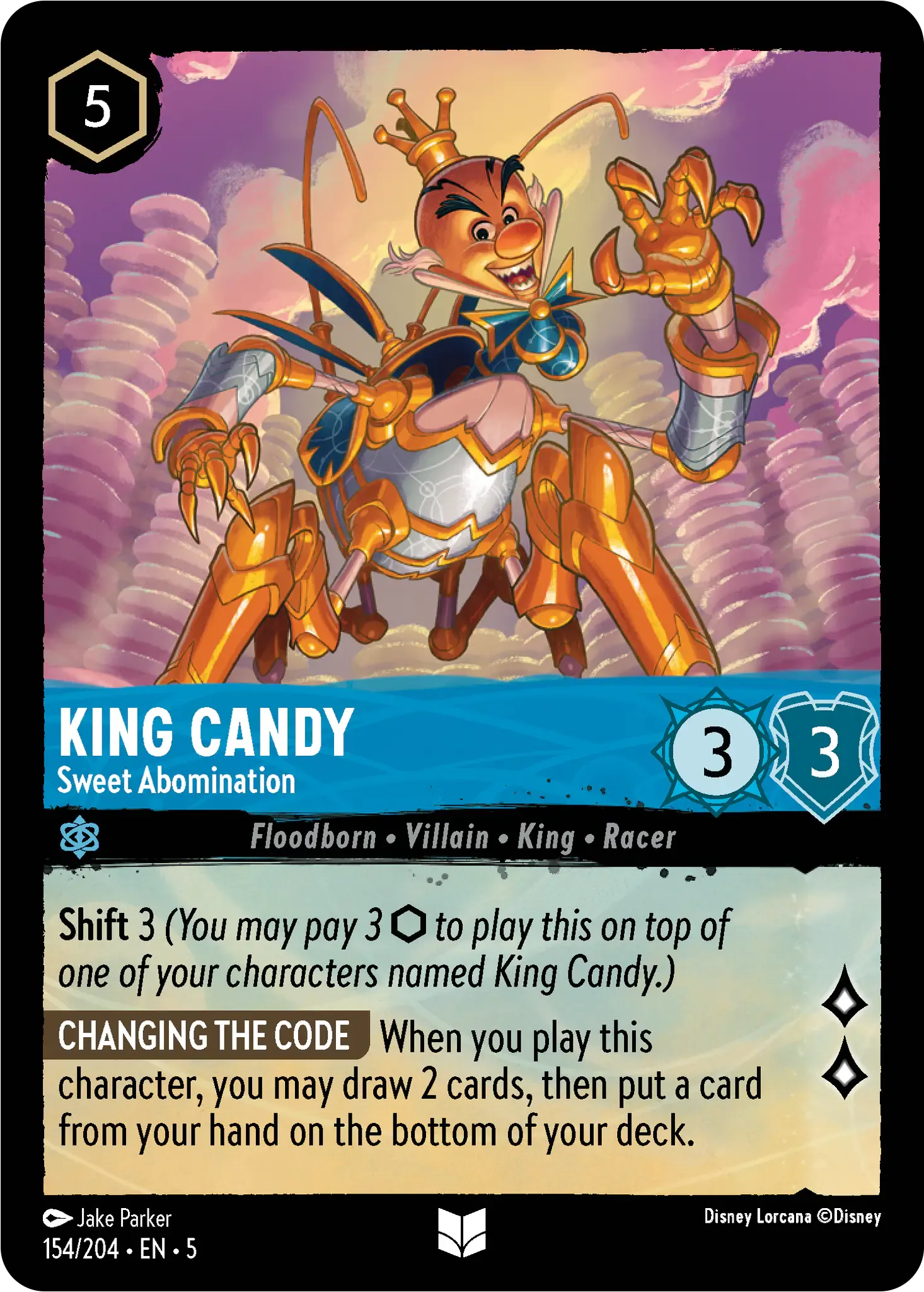 Lorcana - King Candy - Sweet Abomination - Shimmering Skies