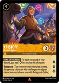 Lorcana - Kristoff - Reindeer Keeper - Shimmering Skies