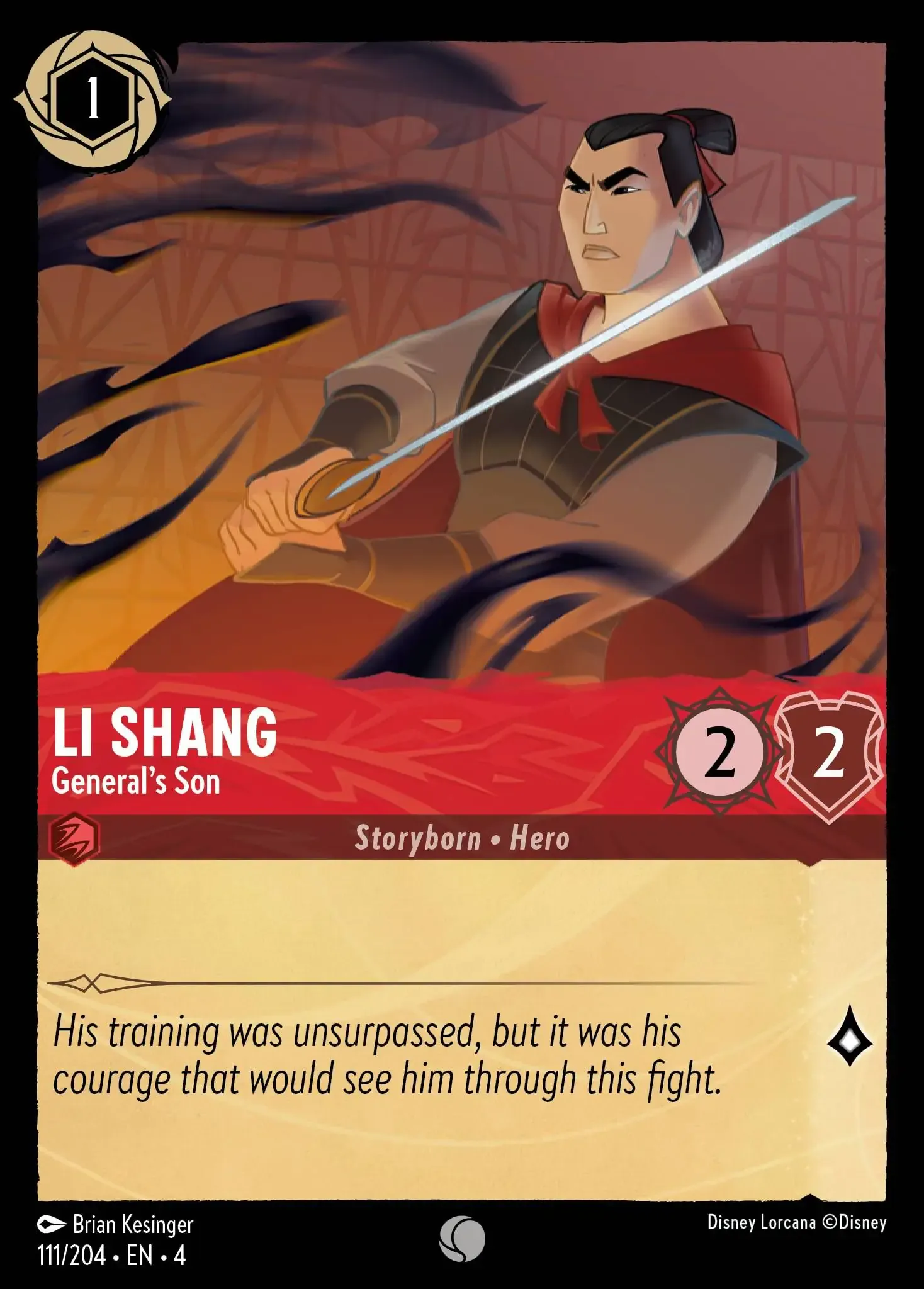 Lorcana - Li Shang - General's Son - Ursula's Return
