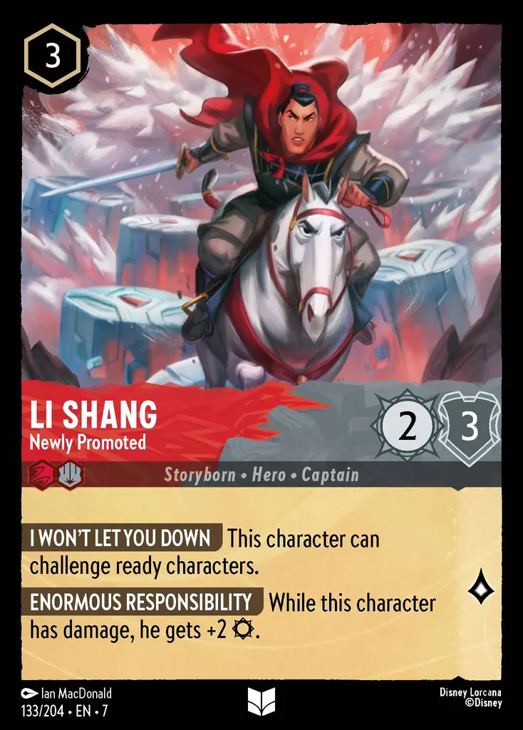 Lorcana - Li Shang - Newly Promoted - Archazia's Island