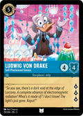Lorcana - Ludwig Von Drake - Self-Proclaimed Genius - Shimmering Skies