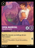 Lorcana - Luisa Madrigal - Magically Strong One - Ursula's Return