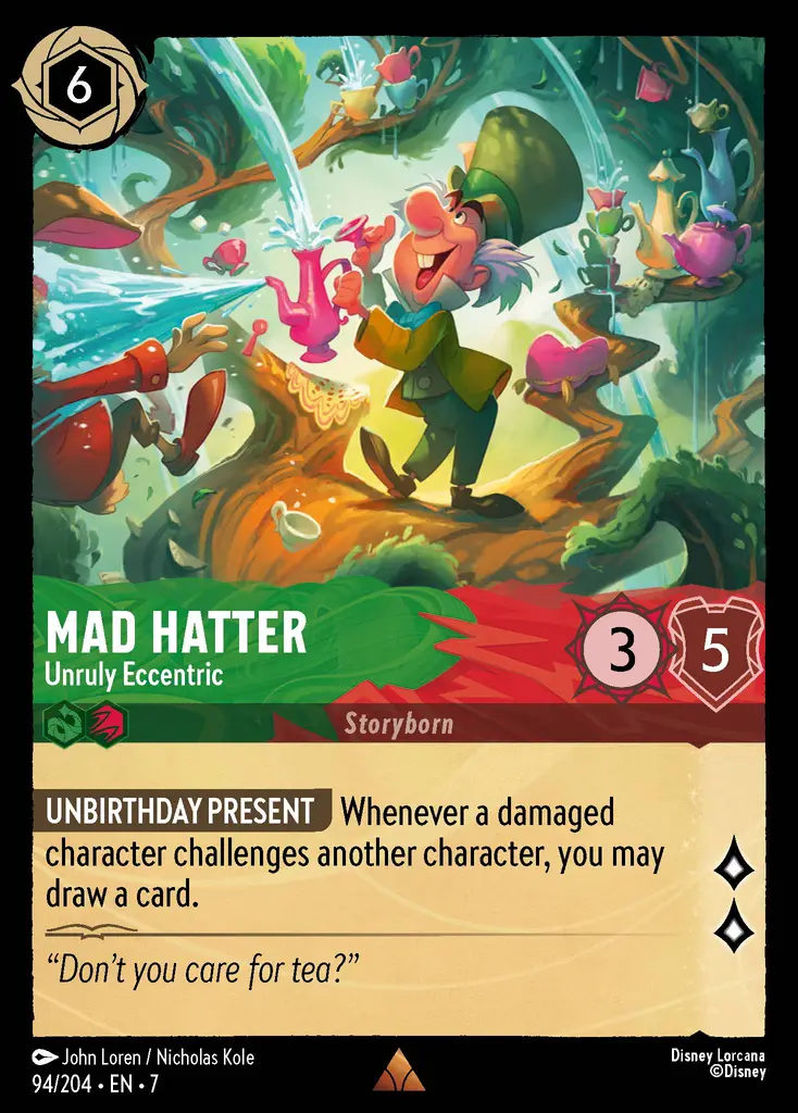 Lorcana - Mad Hatter - Unruly Eccentric - Archazia's Island