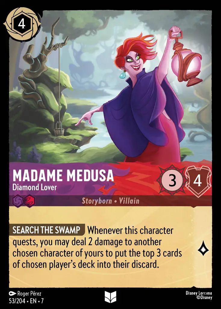 Lorcana - Madame Medusa - Diamond Lover - Archazia's Island