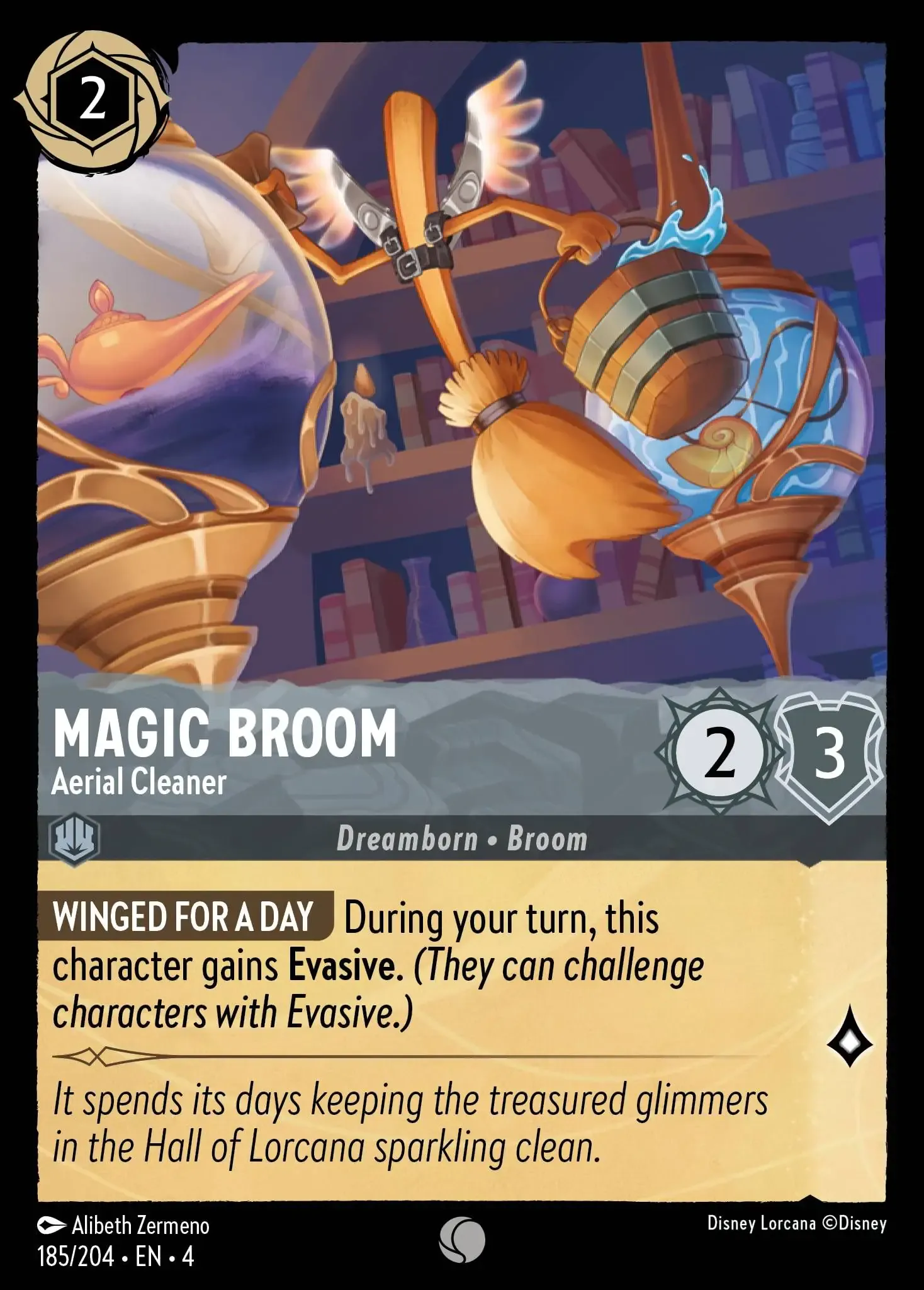 Lorcana - Magic Broom - Aerial Cleaner - Ursula's Return