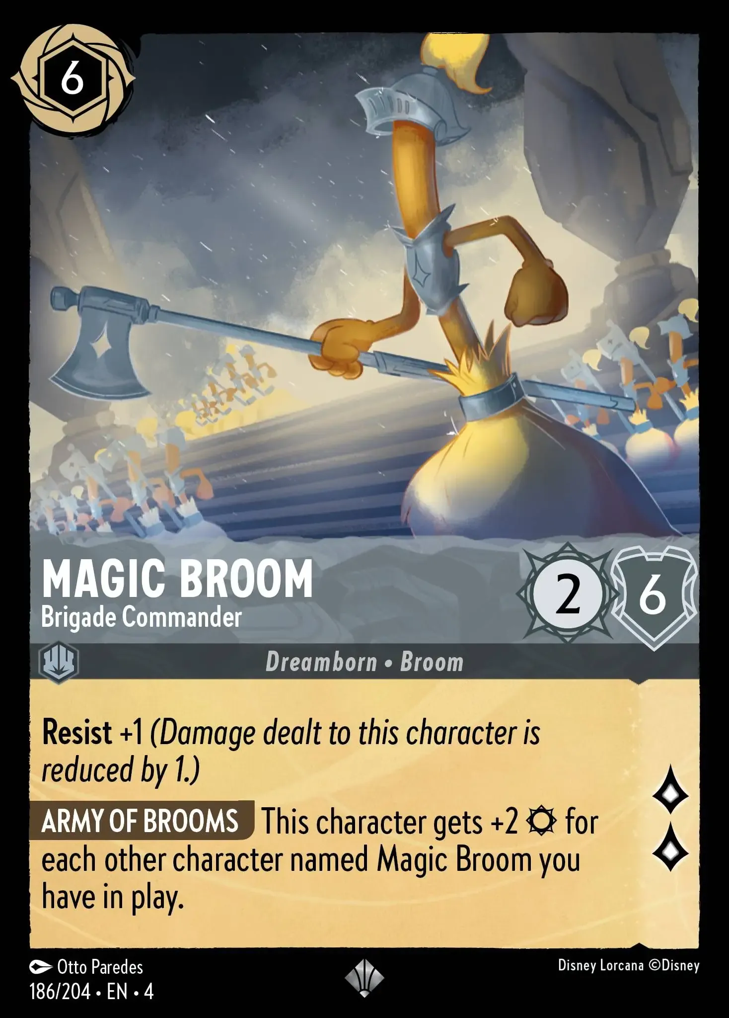 Lorcana - Magic Broom - Brigade Commander - Ursula's Return