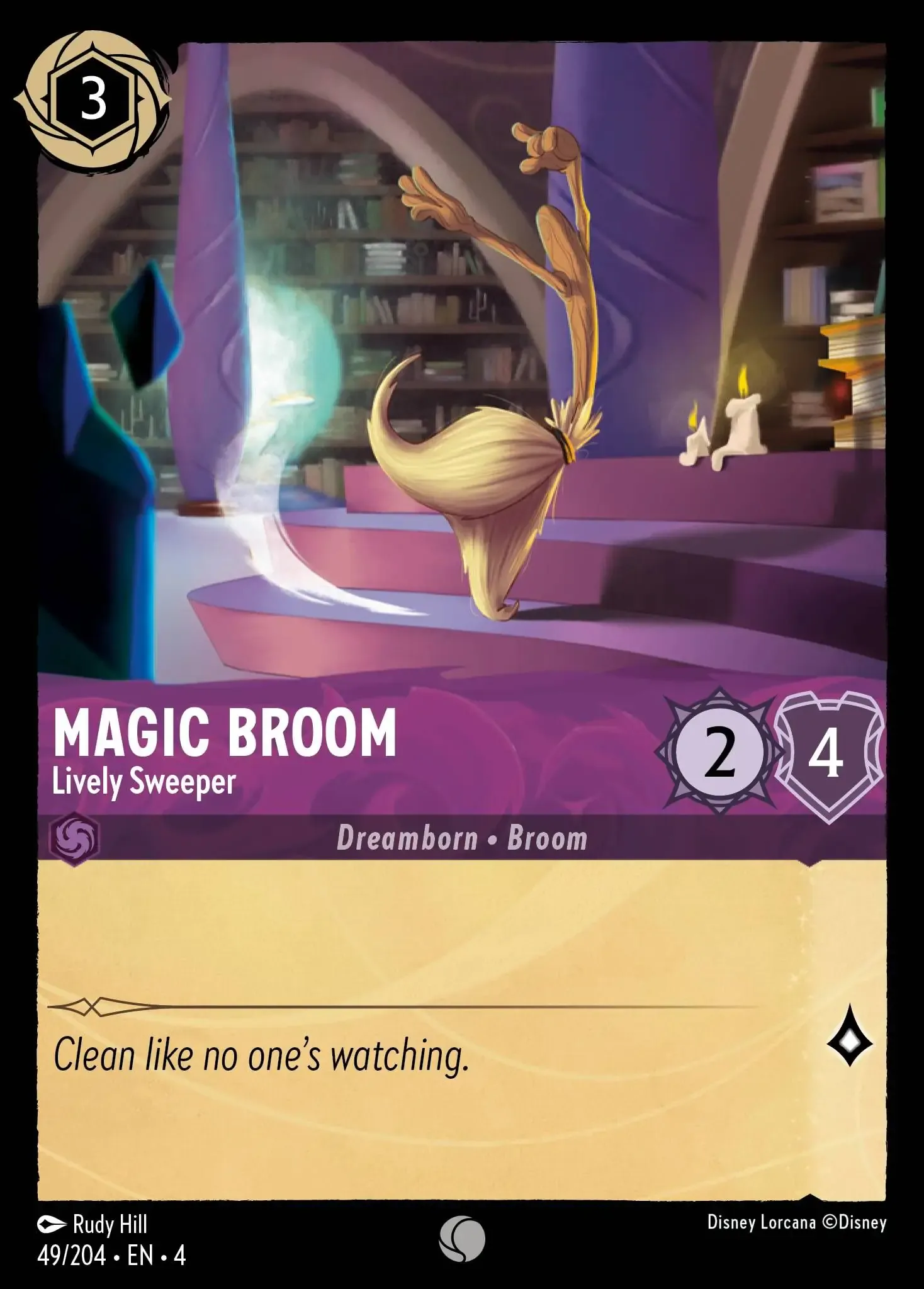 Lorcana - Magic Broom - Lively Sweeper - Ursula's Return