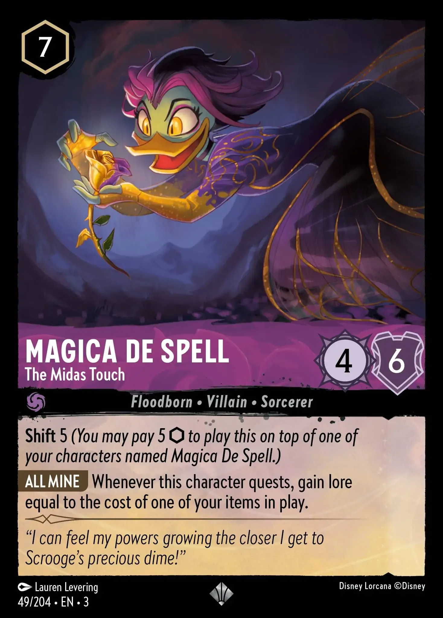 Lorcana - Magica De Spell - The Midas Touch - Into the Inklands