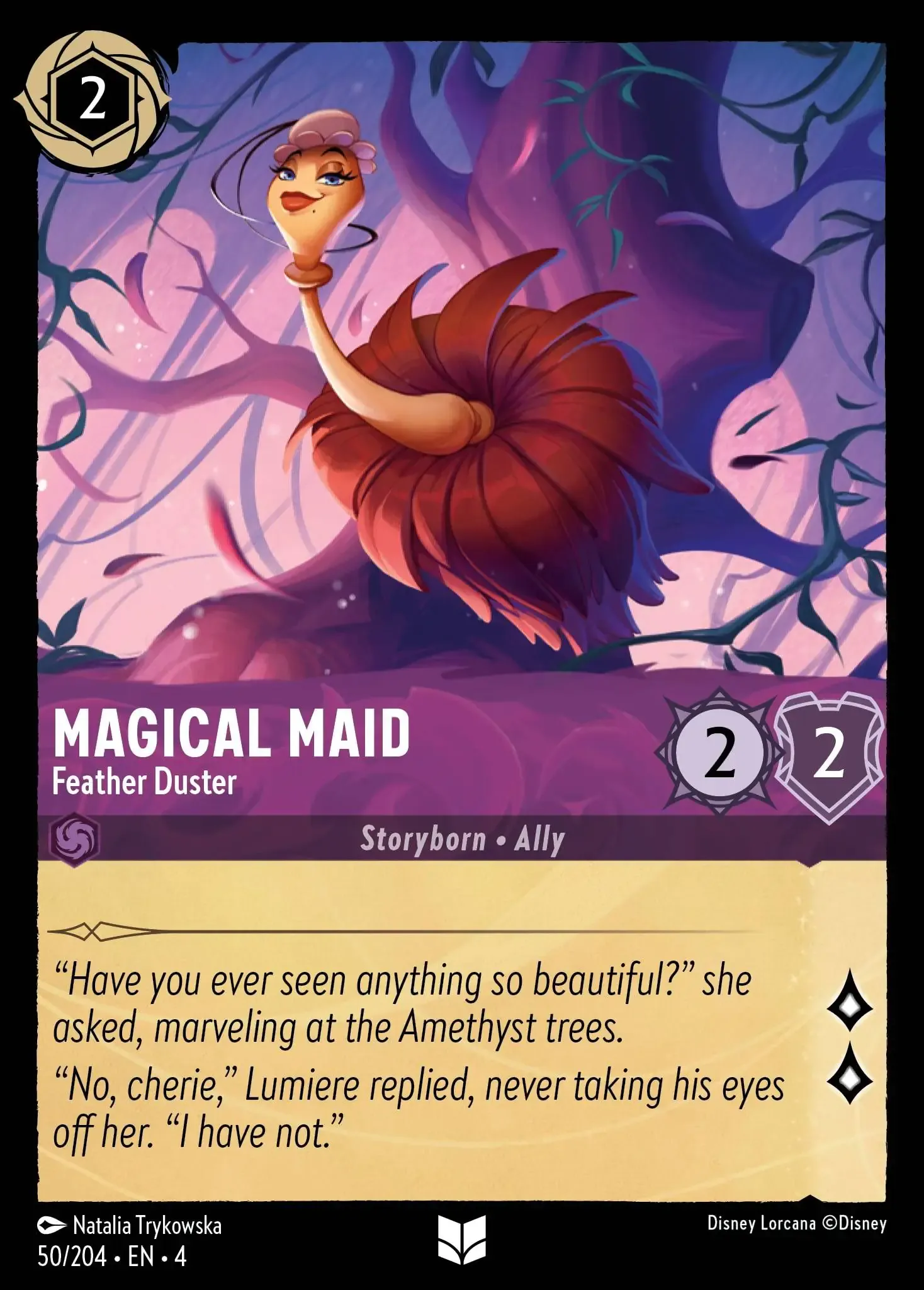 Lorcana - Magical Maid - Feather Duster - Ursula's Return