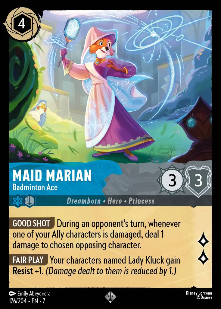 Lorcana - Maid Marian - Badminton Ace - Archazia's Island