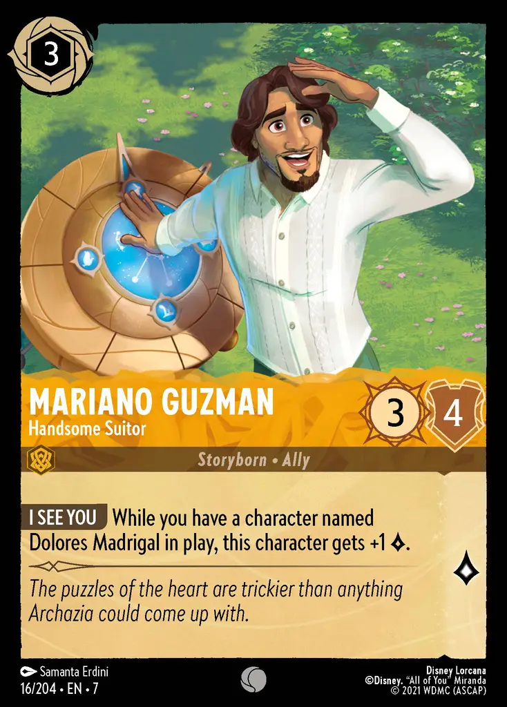 Lorcana - Mariano Guzman - Handsome Suitor - Archazia's Island