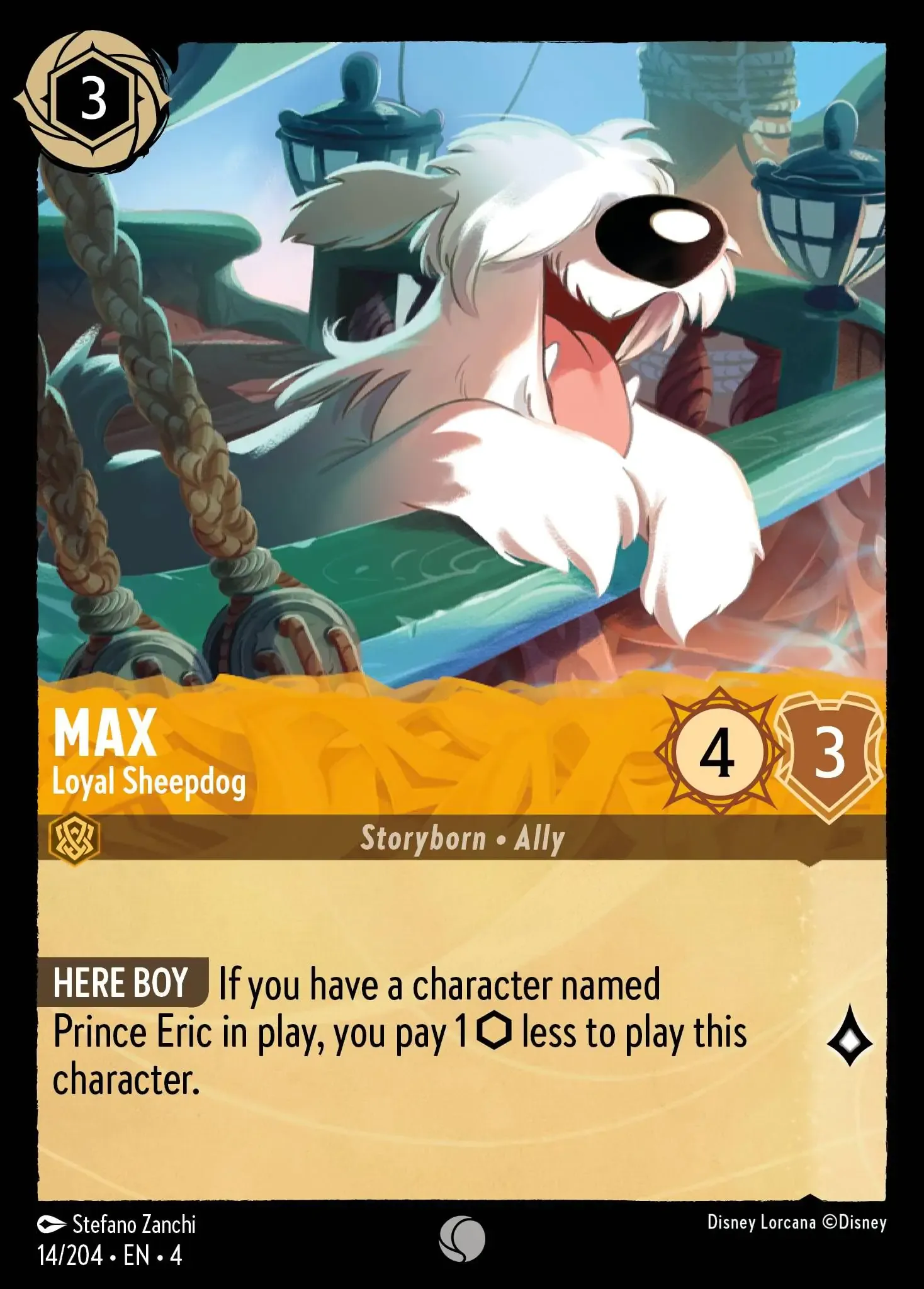 Lorcana - Max - Loyal Sheepdog - Ursula's Return