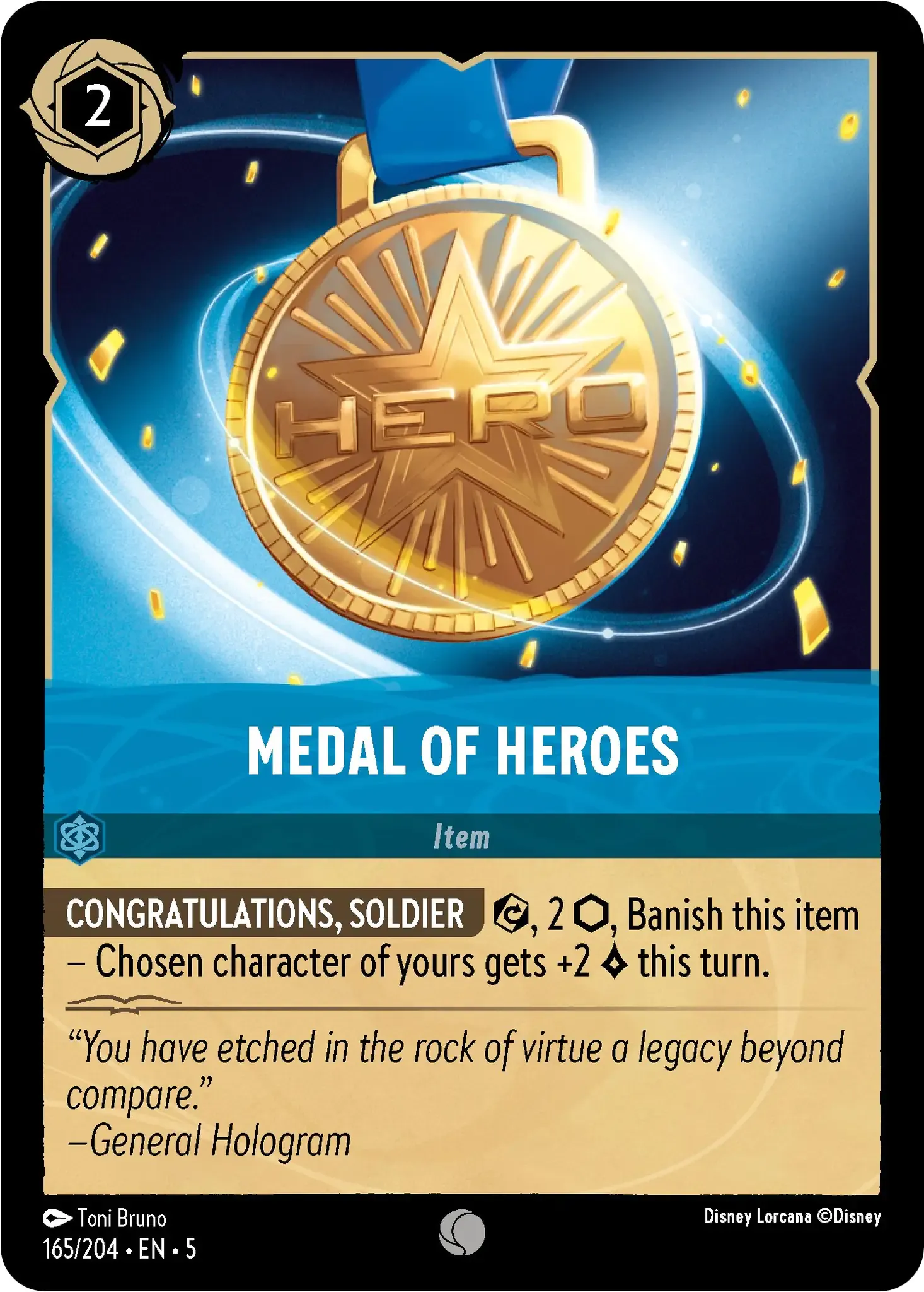 Lorcana - Medal of Heroes - Shimmering Skies
