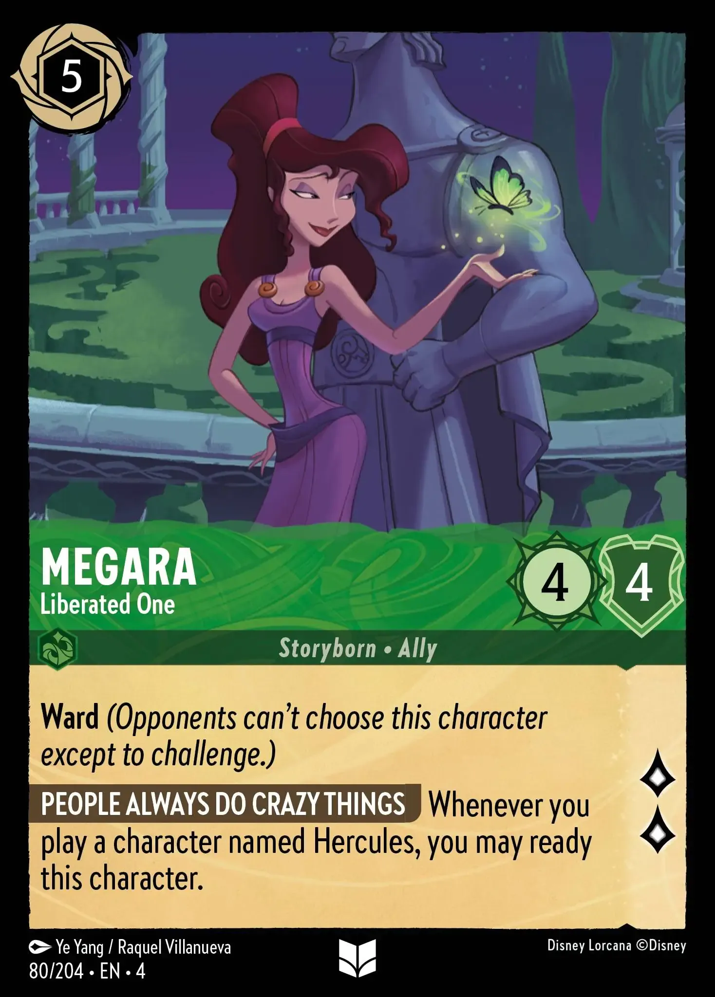 Lorcana - Megara - Liberated one - Ursula's Return