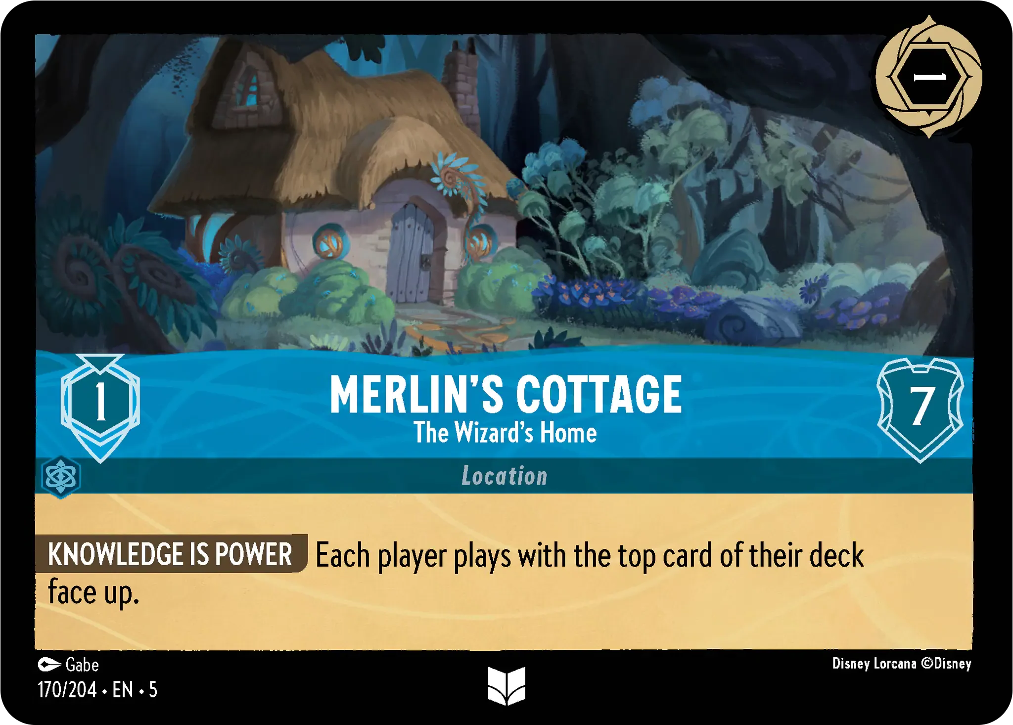 Lorcana - Merlin's Cottage - Shimmering Skies