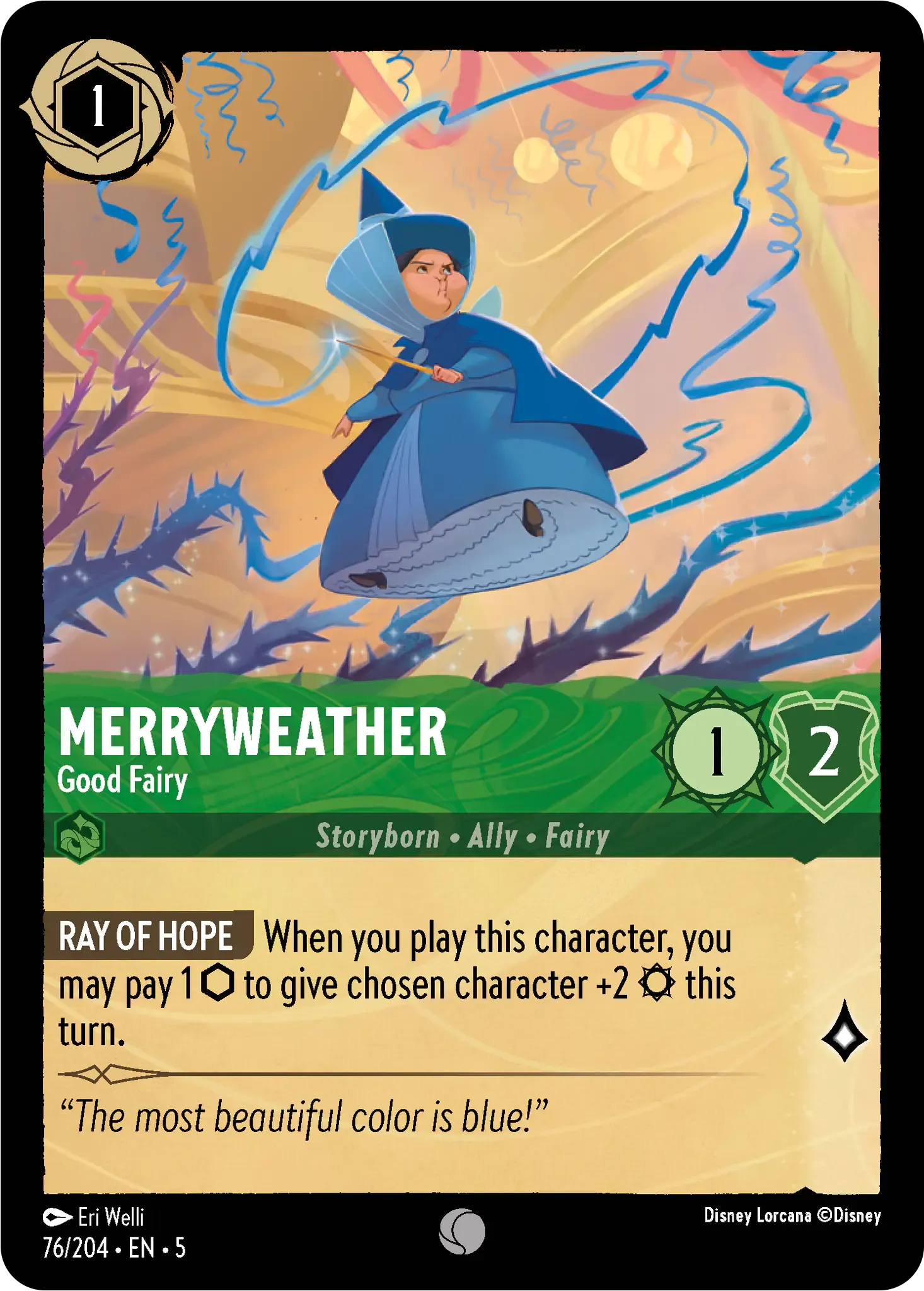 Lorcana - Merryweather - Good Fairy - Shimmering Skies