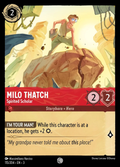 Lorcana - Milo Thatch - Spirited Scholar - Into the Inklands