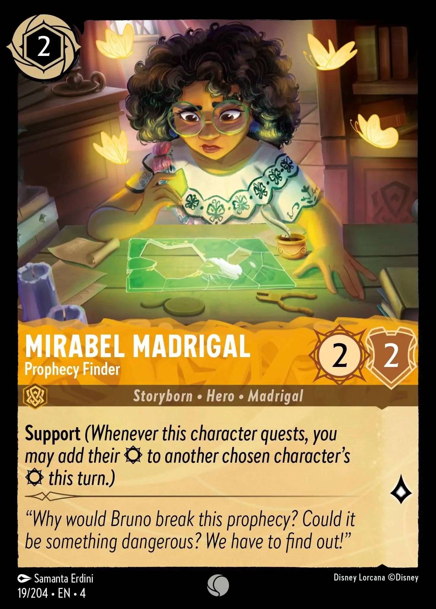 Lorcana - Mirabel Madrigal - Prophecy Finder - Ursula's Return