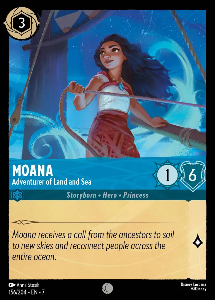 Lorcana - Moana - Adventurer of Land and Sea - Archazia's Island