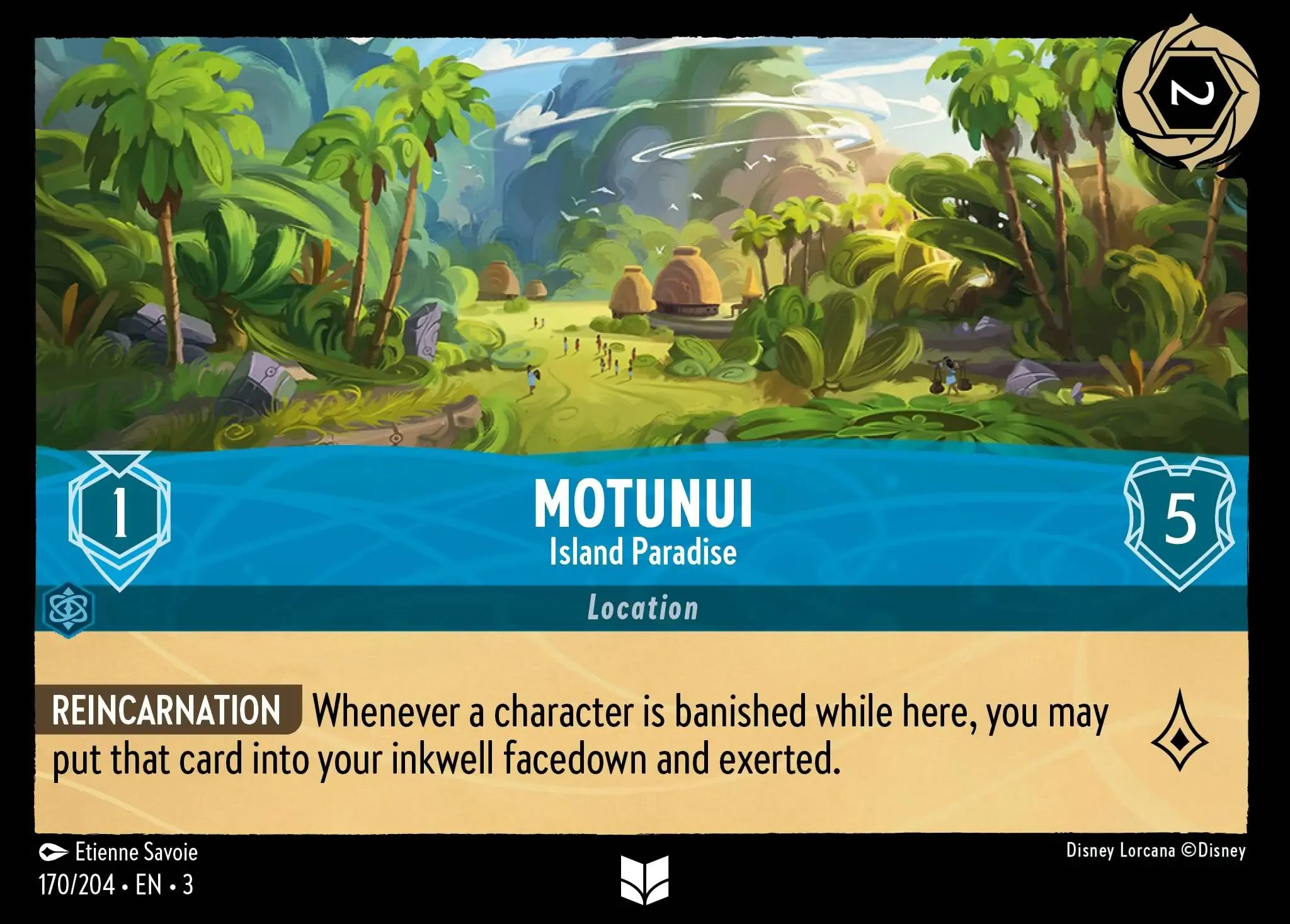 Lorcana - Motunui - Island Paradise - Into the Inklands