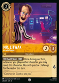 Lorcana - Mr. Litwak - Arcade Owner - Azurite Sea
