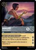 Lorcana - Namaari - Resolute Daughter - Shimmering Skies