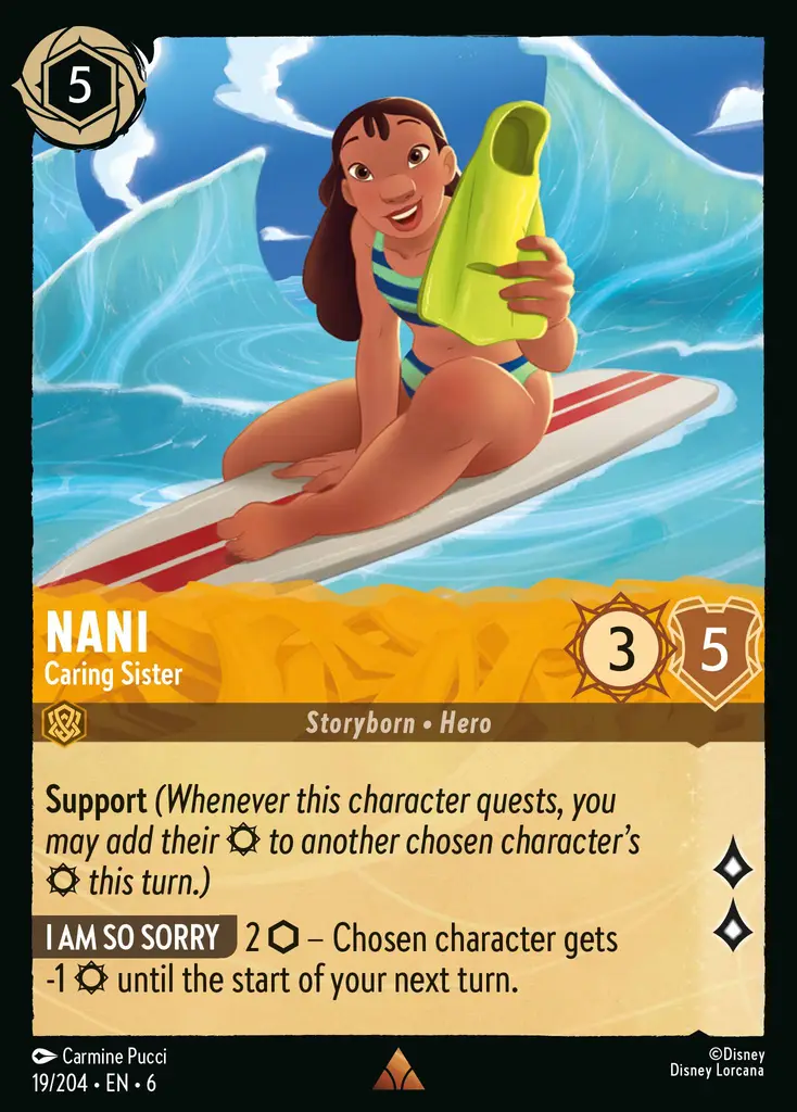 Lorcana - Nani - Caring Sister - Azurite Sea