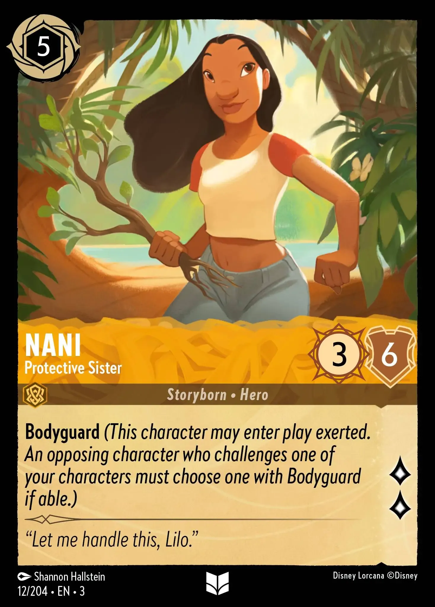 Lorcana - Nani - Protective Sister - Into the Inklands